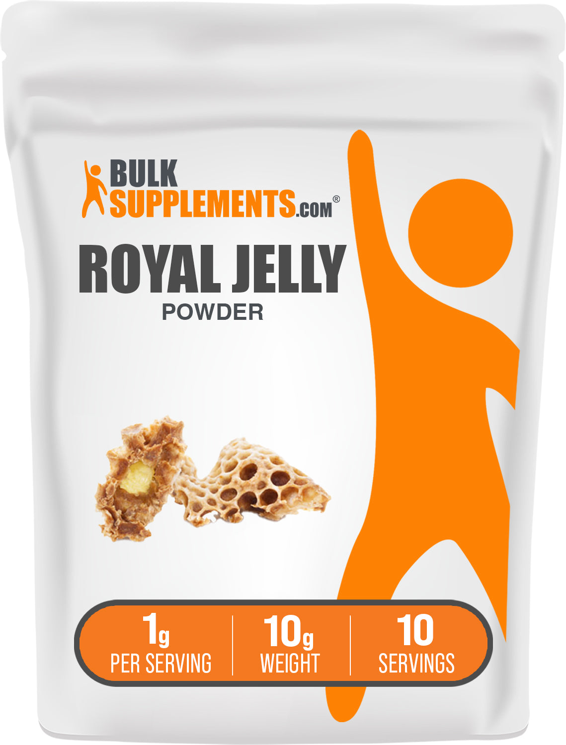 BulkSupplements.com Royal Jelly Powder 10g bag image