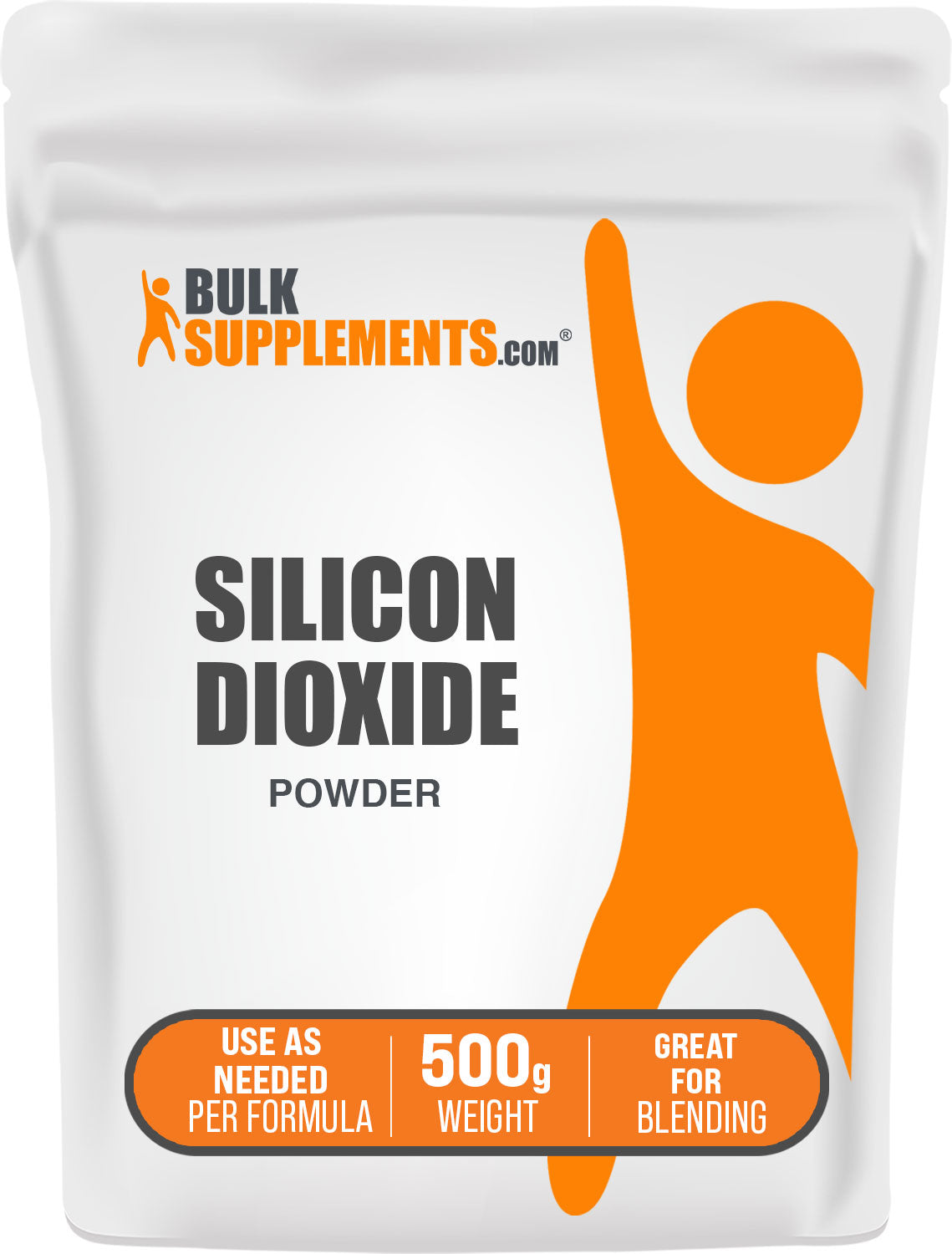 BulkSupplements.com Silicon Dioxide Powder 500g bag