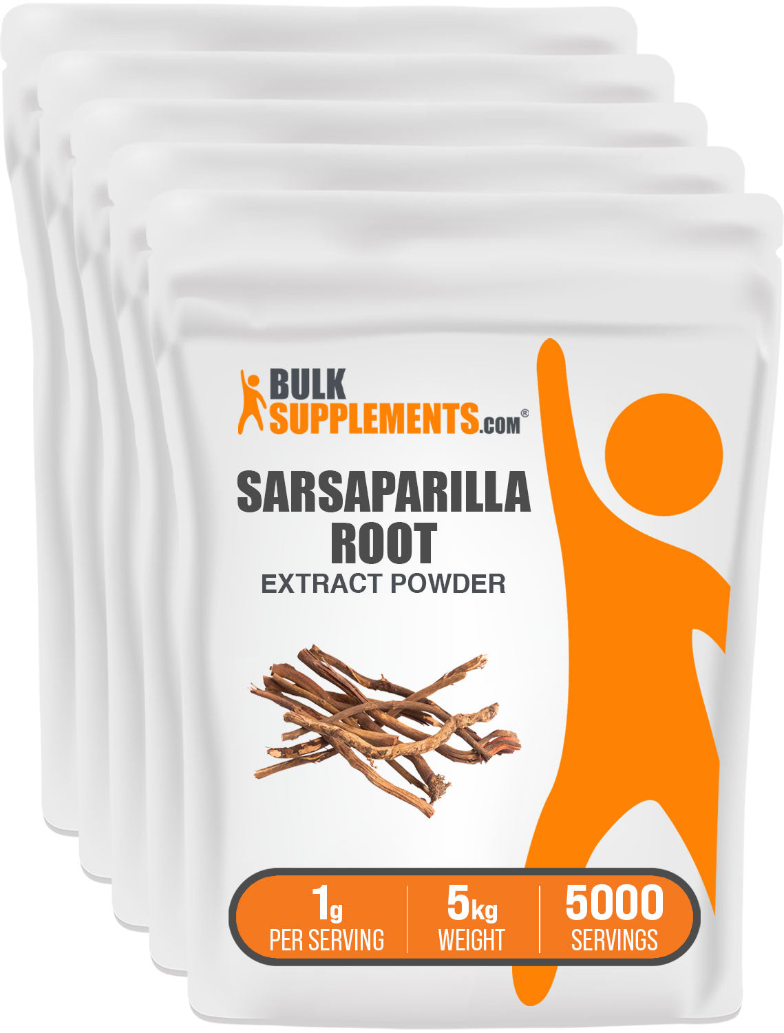 BulkSupplements.com Sarsaparilla Root Extract Powder 5kg bag image