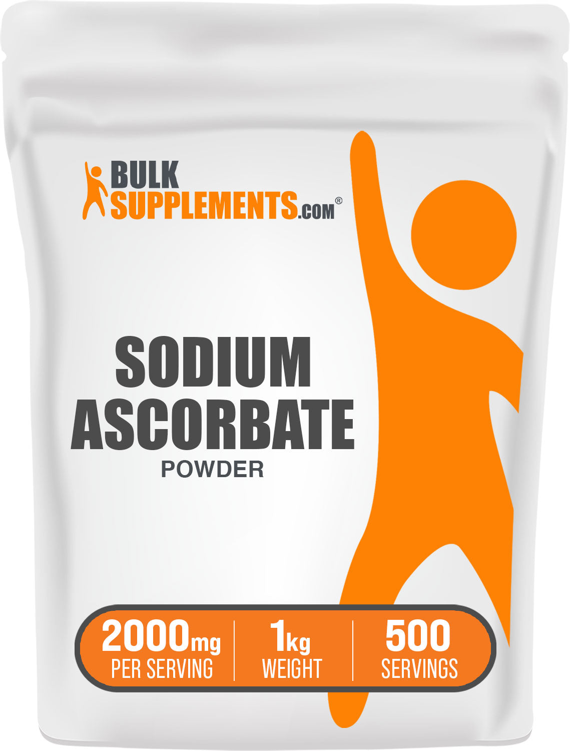 BulkSupplements.com Sodium Ascorbate Powder 1kg bag