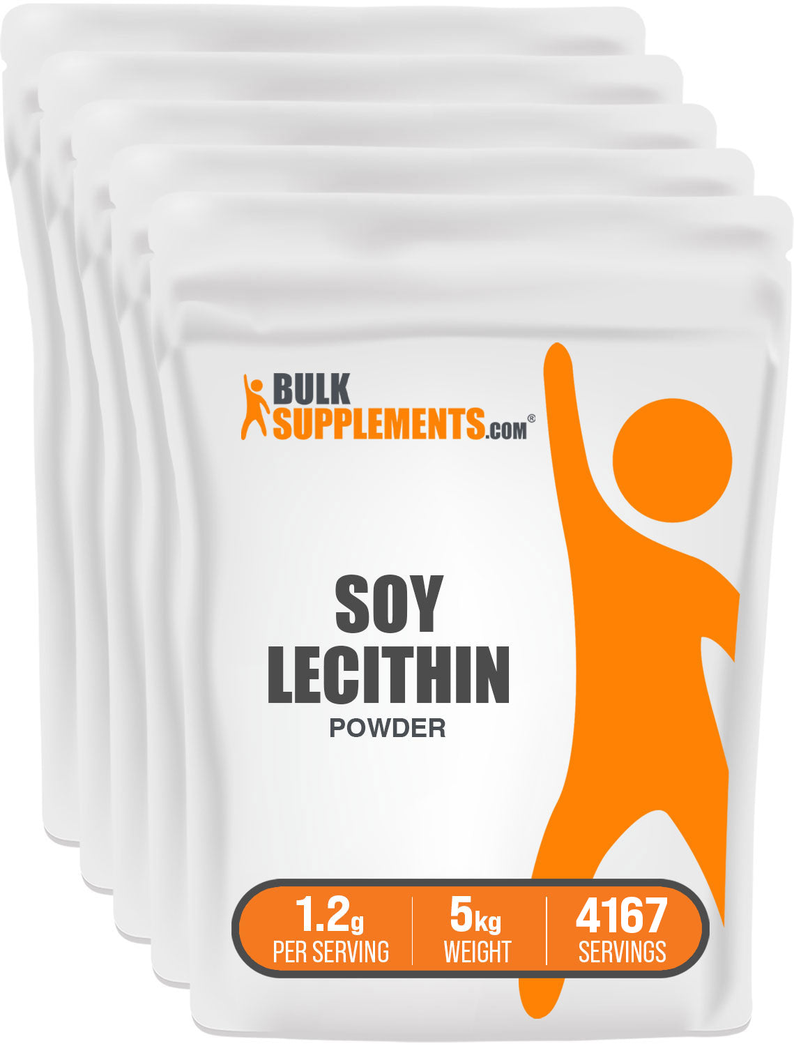 BulkSupplements.com Soy Lecithin Powder 5kg bag image