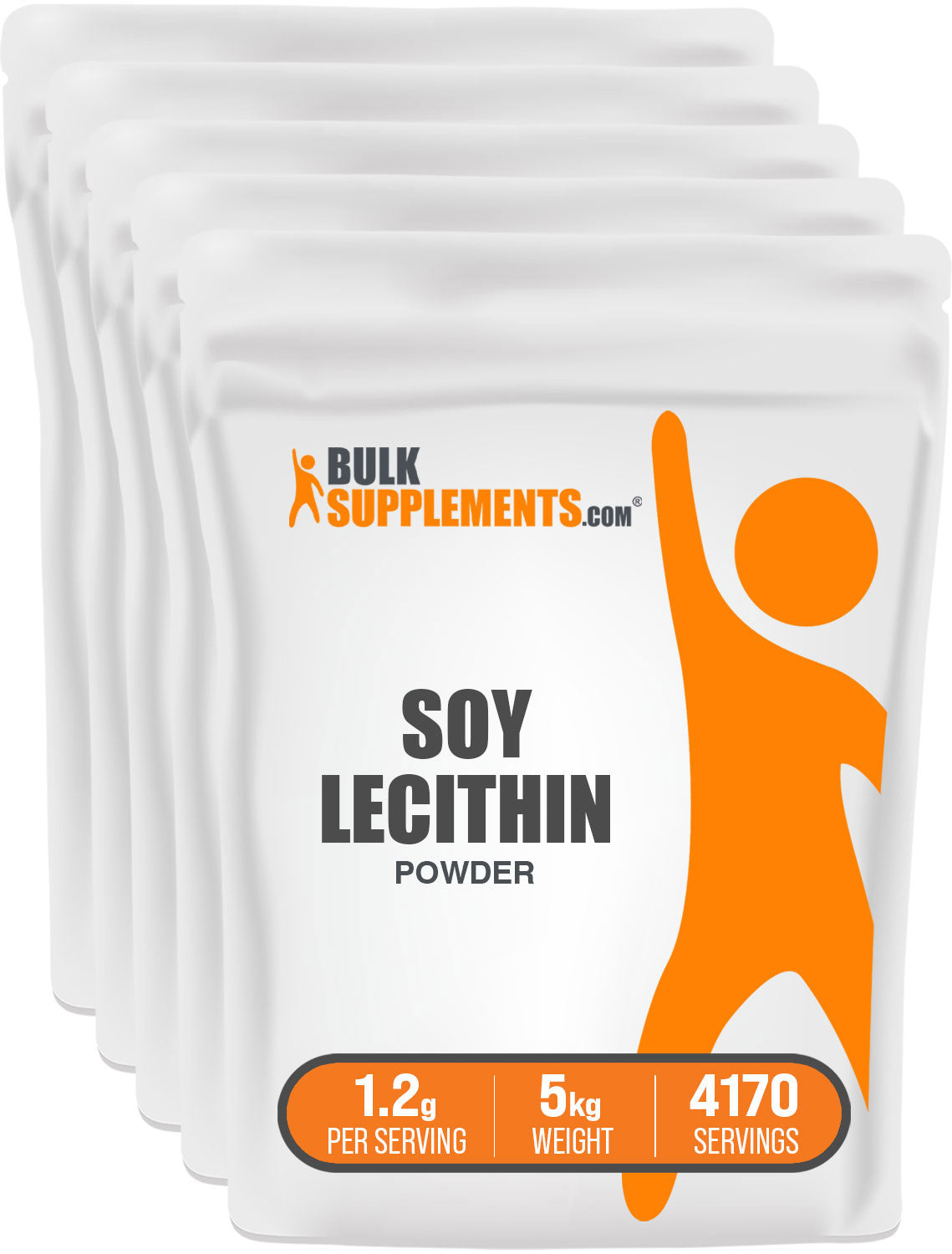 BulkSupplements.com Soy Lecithin Powder 5kg bag image