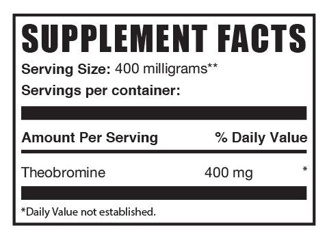 Theobromine powder mini label