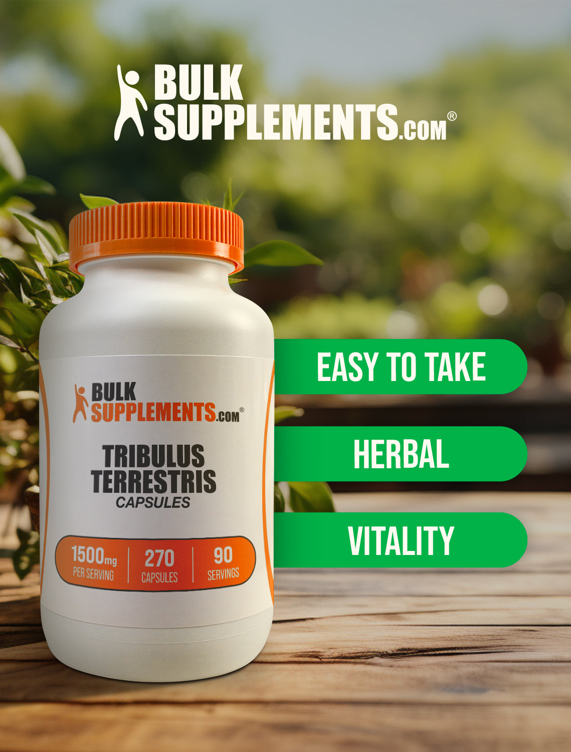 Tribulus terrestris capsules keyword image 270 ct