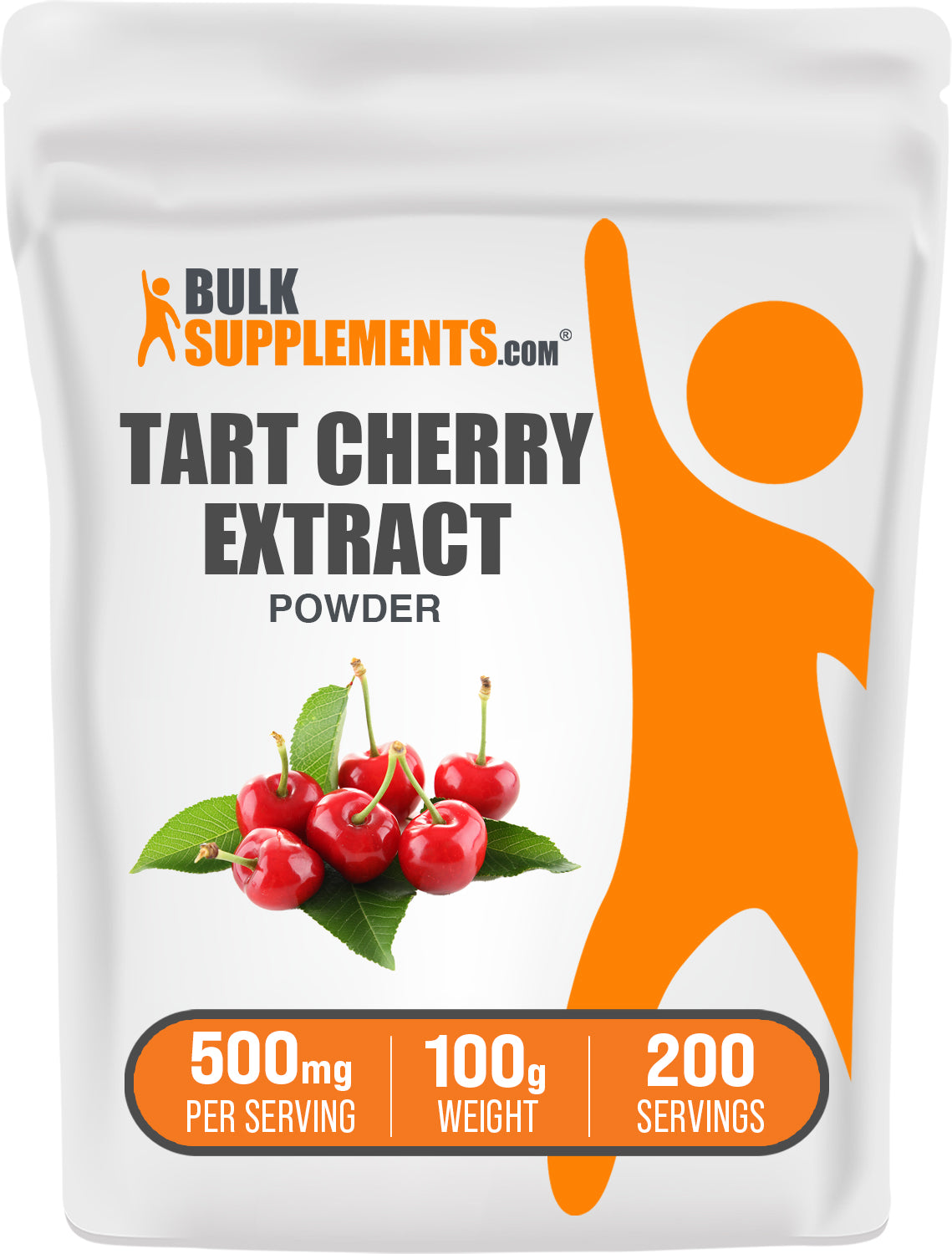 BulkSupplements.com Tart Cherry Extract Powder 100g bag image