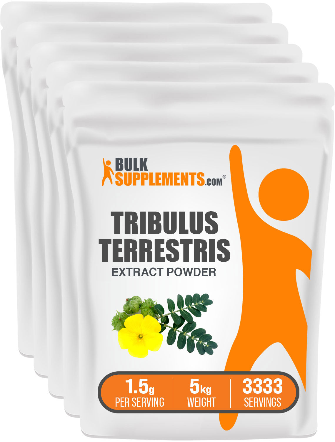 BulkSupplements.com Tribulus Terrestris Extract Powder 5kg bag image