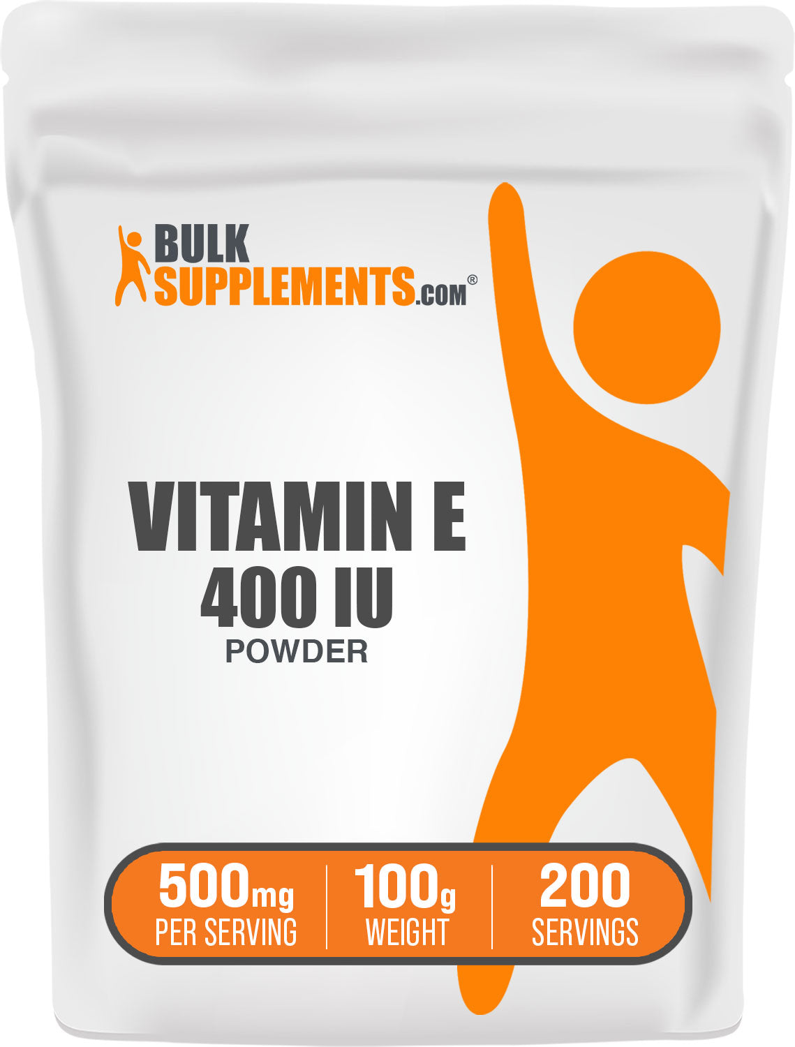 BulkSupplements.com Vitamin E 400 IU Powder 100g bag image