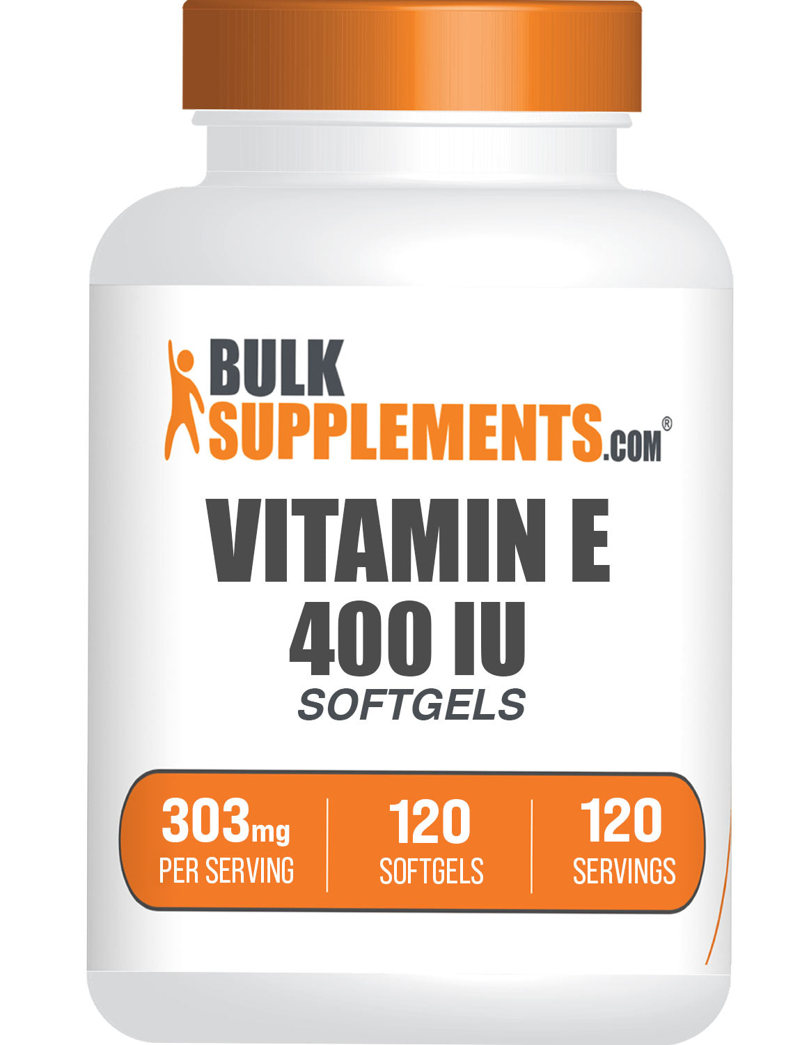 Vitamin E (400 IU) 120 softgels bottle image