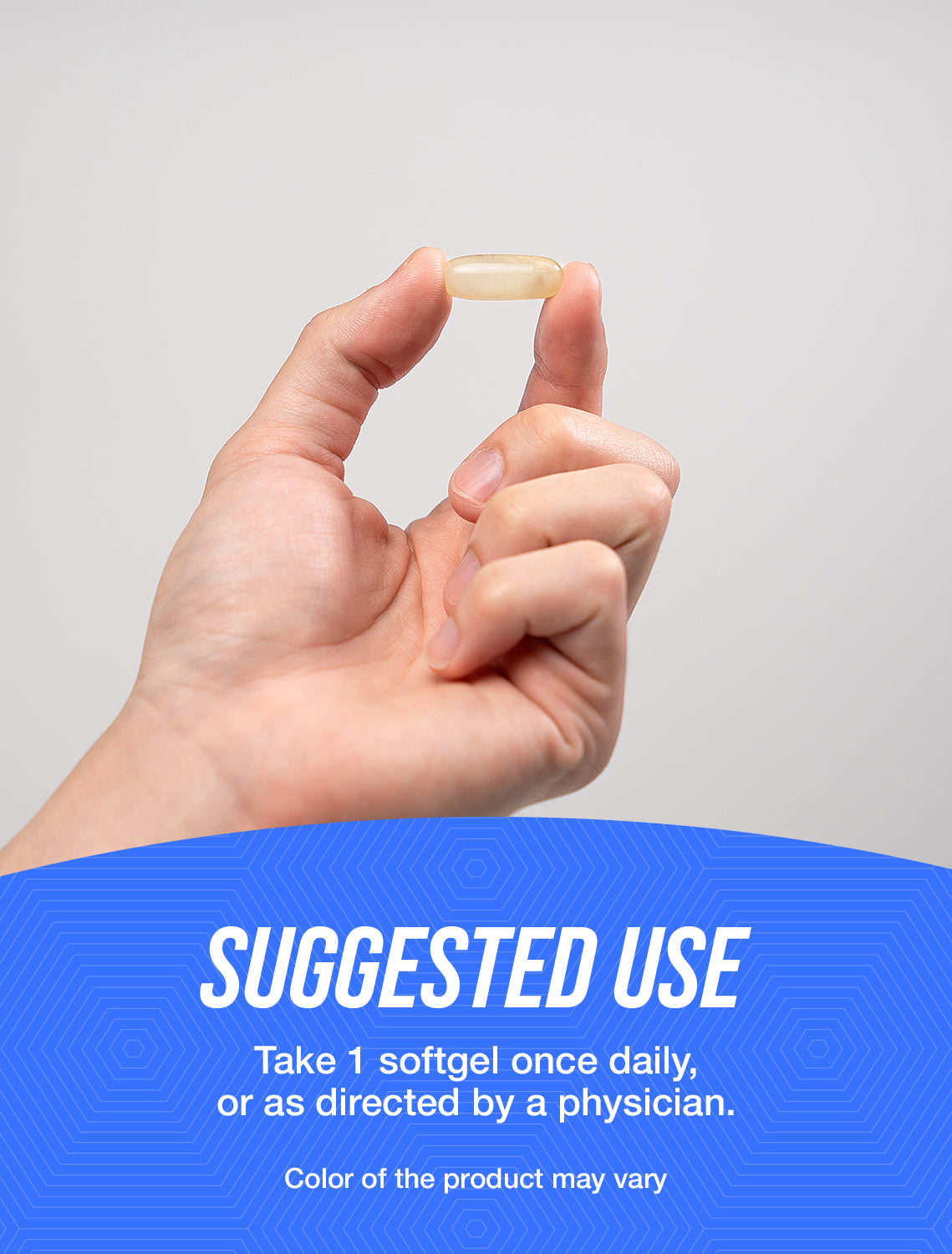 Vitamin E softgels suggested use image