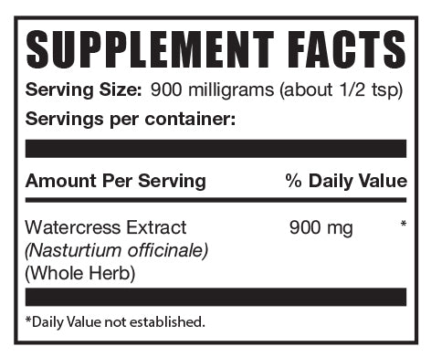 Watercress extract powder mini label