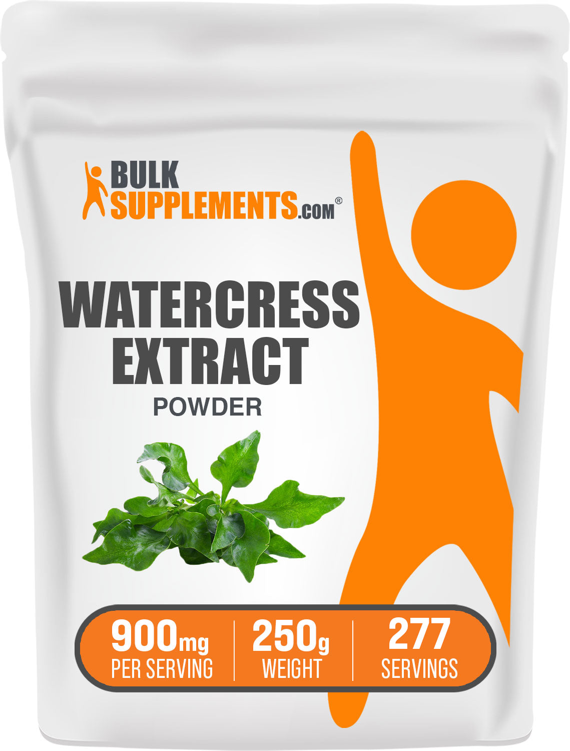 BulkSupplements.com Watercress Extract Powder 250g bag image