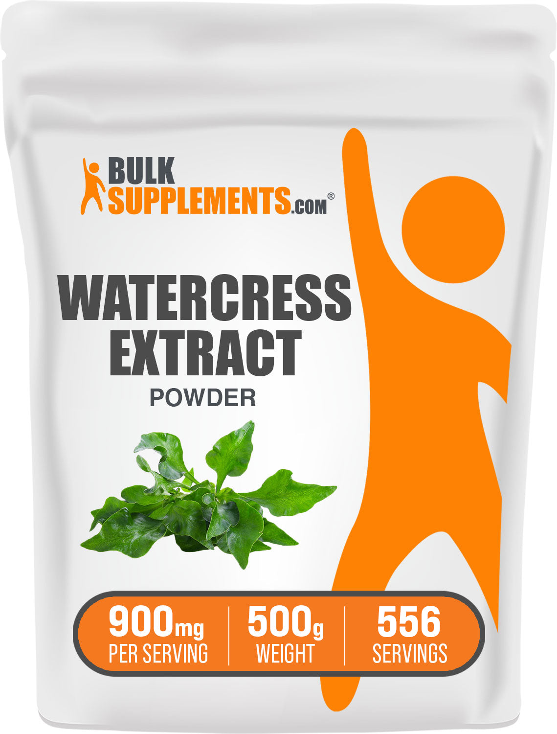 BulkSupplements.com Watercress Extract Powder 500g bag image