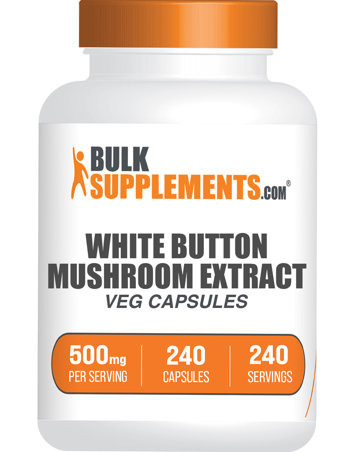 Capsules d'extrait de champignon blanc