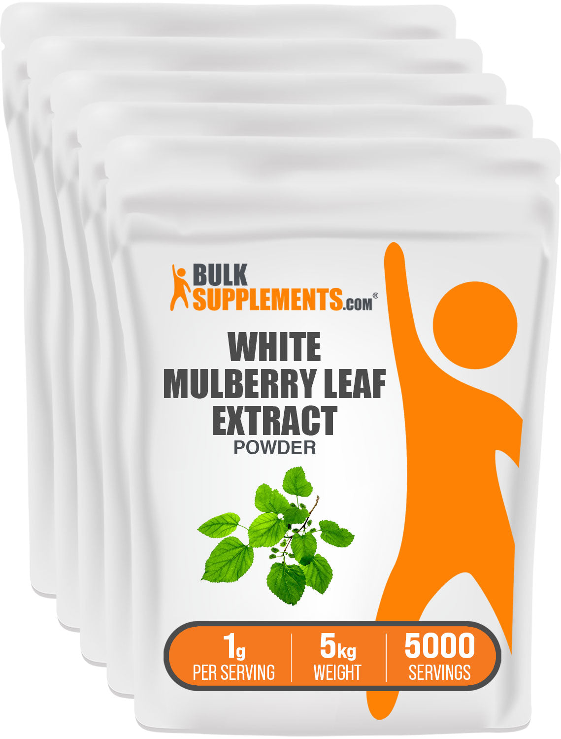 BulkSupplements.com White Mulberry Extract Powder 5kg bag image