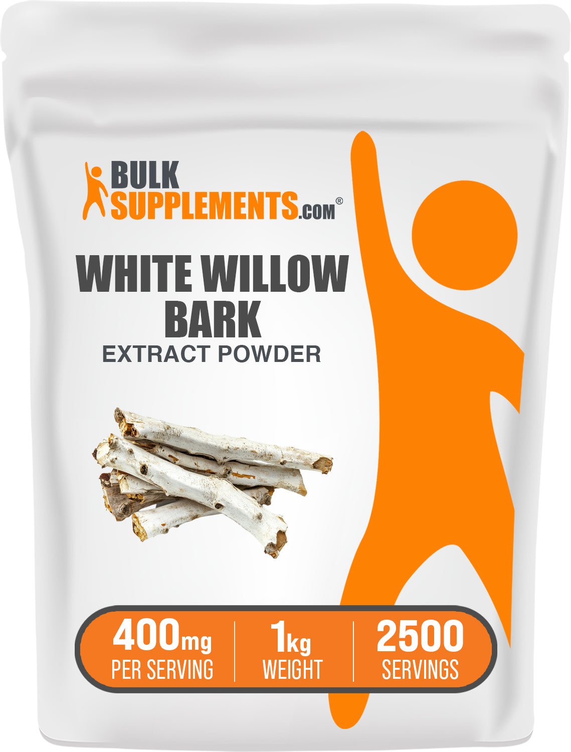 BulkSupplements.com White Willow Bark Extract Powder 1kg bag image