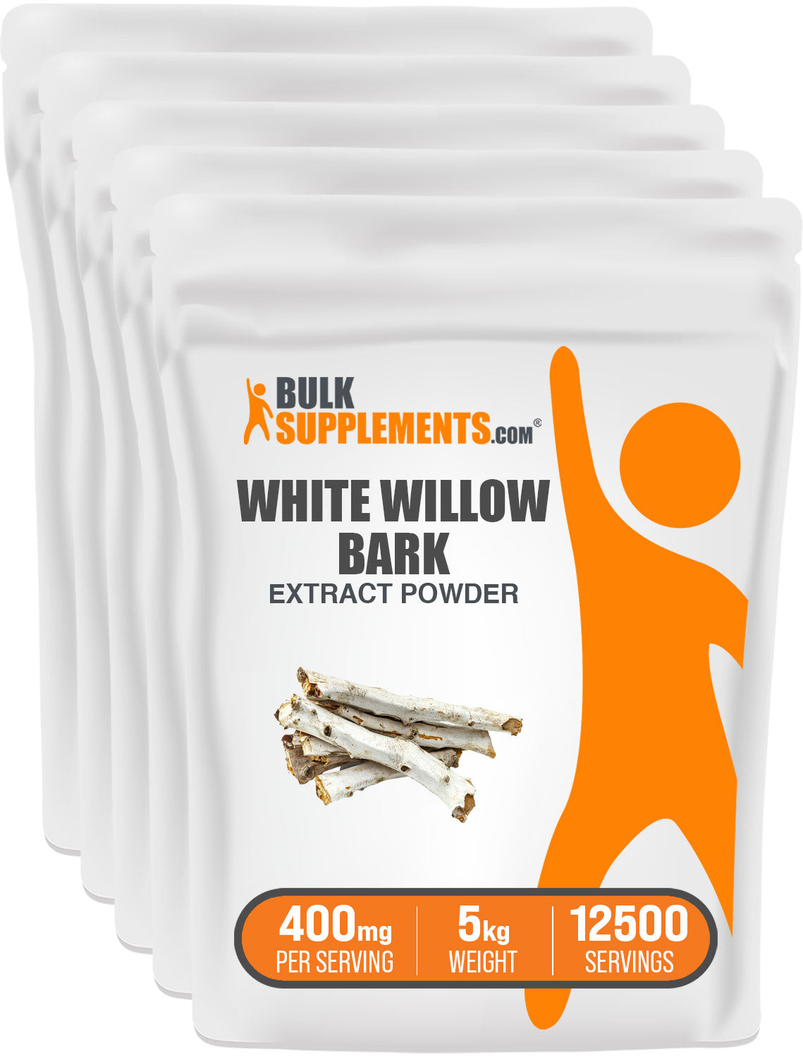 BulkSupplements.com White Willow Bark Extract Powder 5kg bag image