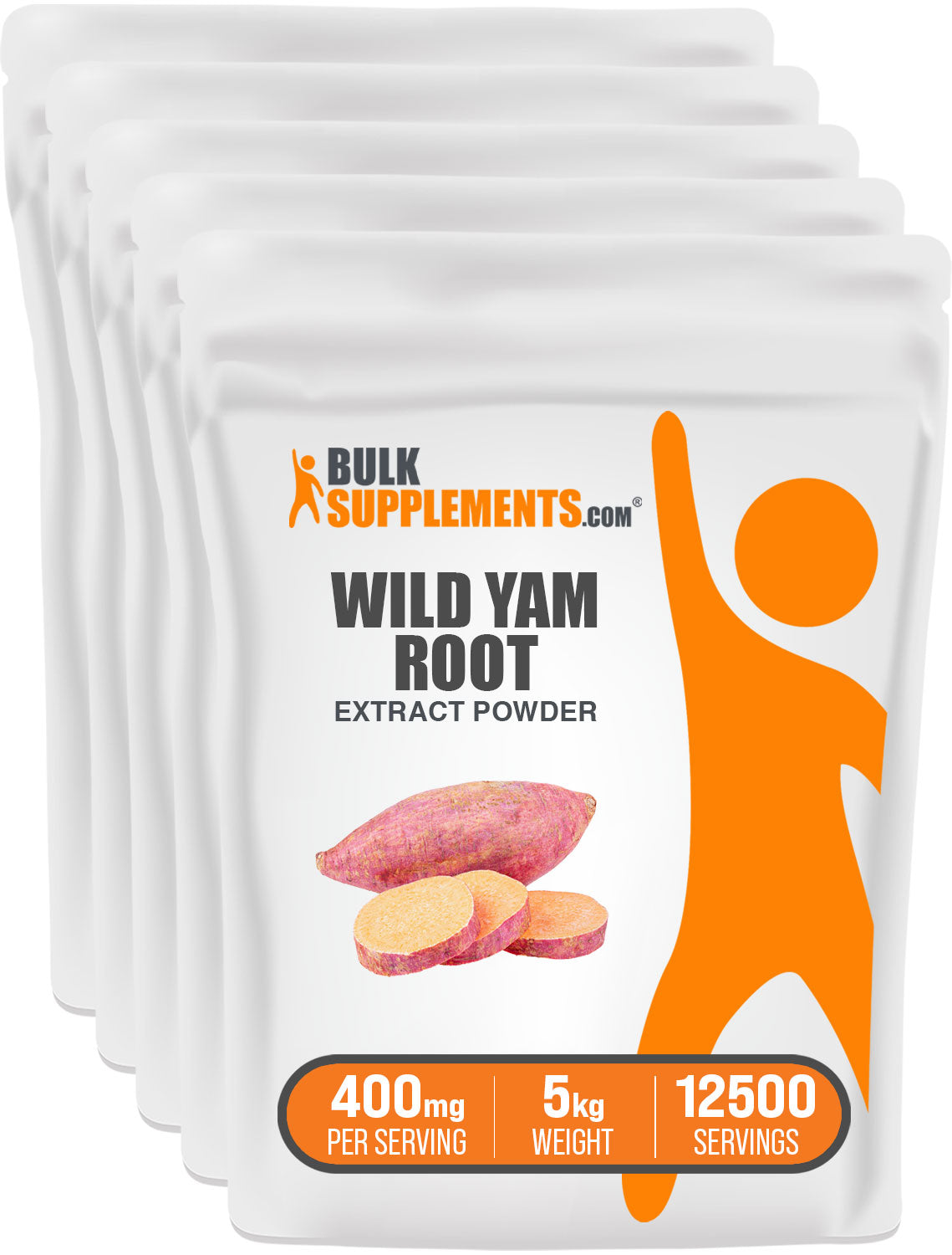 BulkSupplements.com Wild Yam Extract Powder 5kg bag image