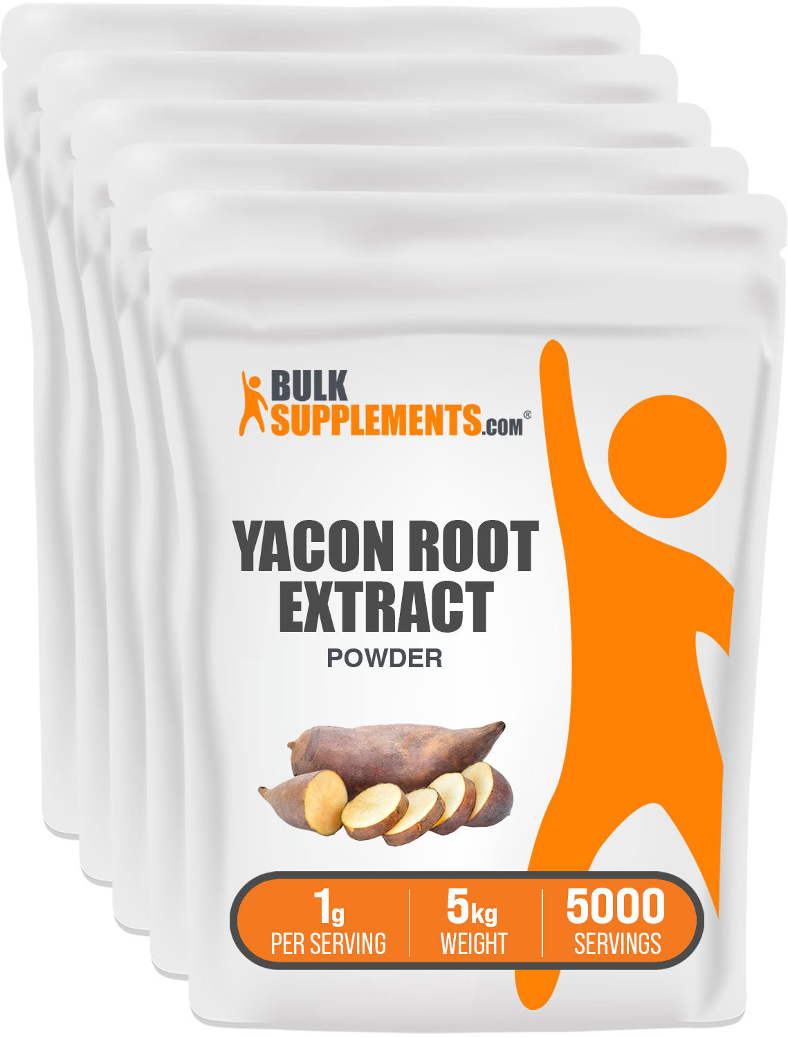 BulkSupplements.com Yacon Root Extract Powder 5kg bag image