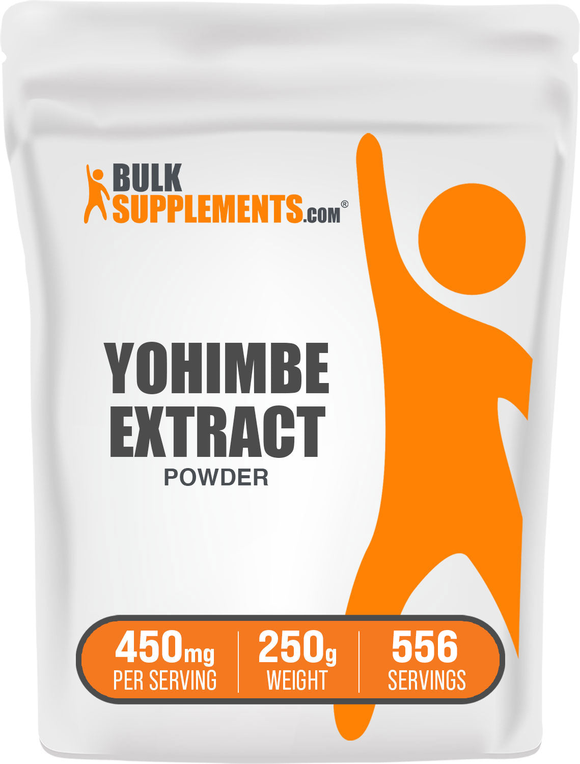 BulkSupplements.com Yohimbe Extract Powder 250g bag image